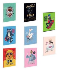 Start тетратка А5 коцки, 52л