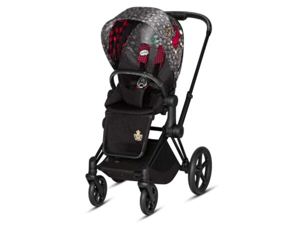 Cybex Priam Black + Lux Seat Rebellious + Yema