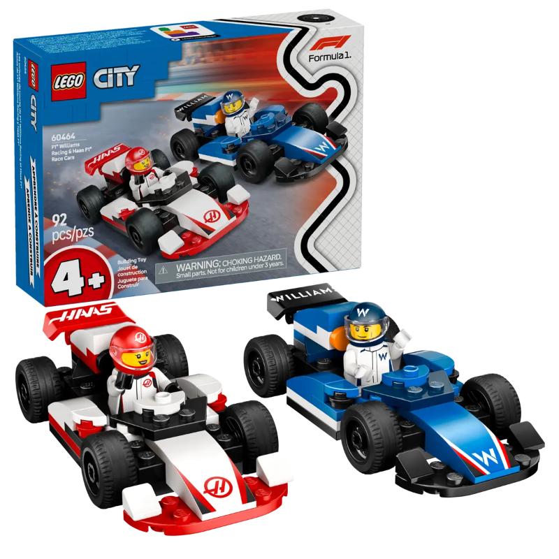 60464 F1® Williams Racing & Haas F1® Race Cars