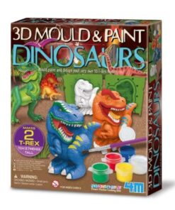 Направи и обој 3D диносаурус