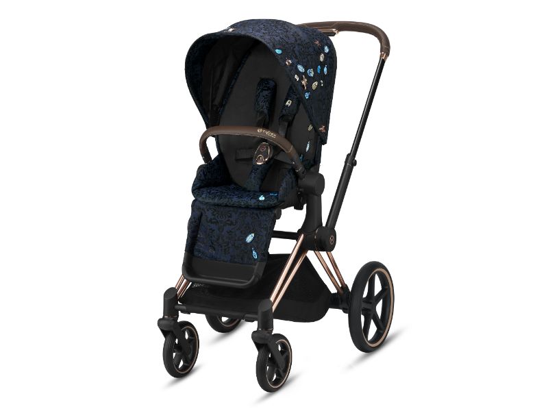 Cybex Priam Rose Gold + Lux Seat Jewels of Nature