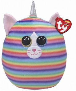 Ty Squish-a-Boos Giselle, 22 cm - Rainbow Leopard With Horn