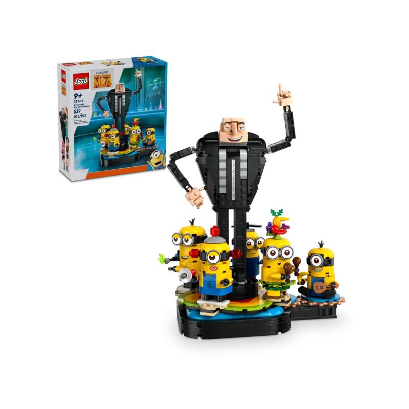 75582 Brick-Built Gru and Minions