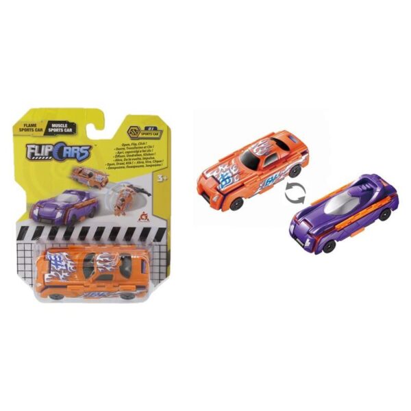 Flip cars 2 во 1 спортски возила muscle