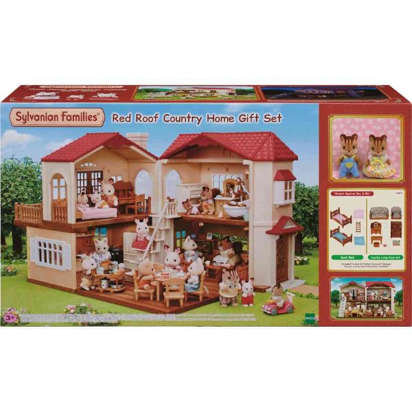 Sylvanian Red Roof Country Home set