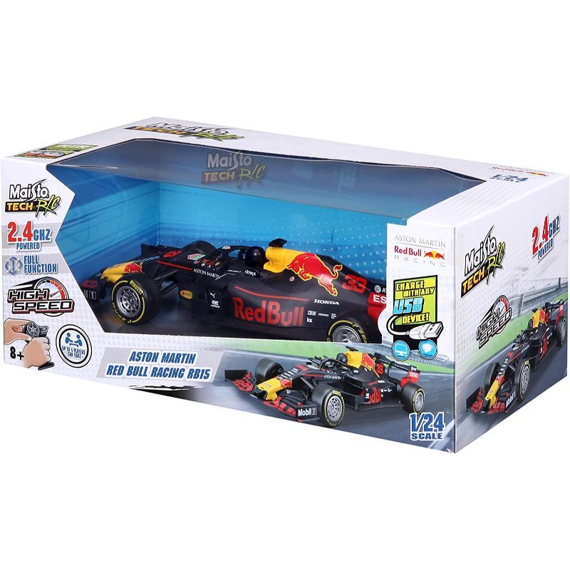 1:24 F1 Aston Martin Red Bull Racing RB15 (2019) - 2.4 GHz (USB rechargeable)