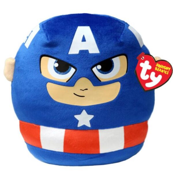 Ty Squishy Beanies Marvel CAPTAIN AMERICA, 30 cm