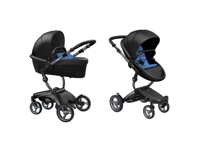 Mima Xari - chasis Grafhite Grey, seat box Black, starter pack Denim Blue