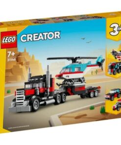31146 Flatbed Truck with Helicopter