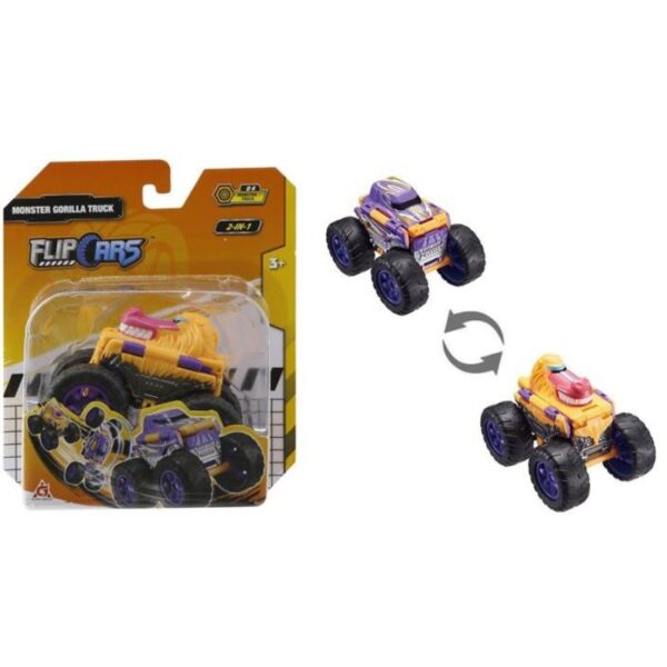 Flip cars 2 vo 1 Monster Gorilla камиони