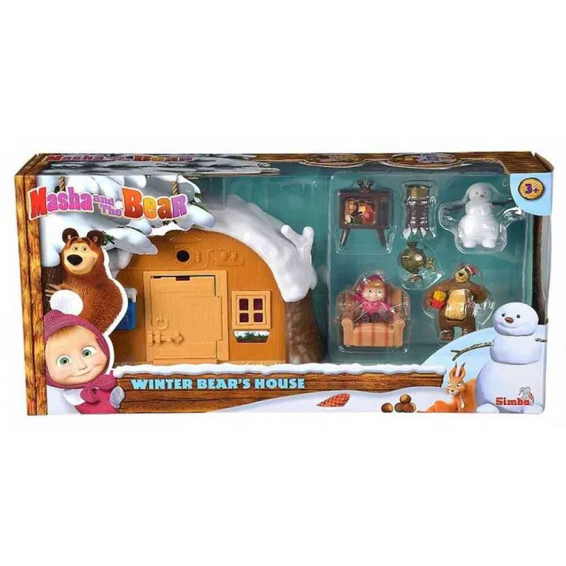 Маша и Медо - Зимска куќа сет