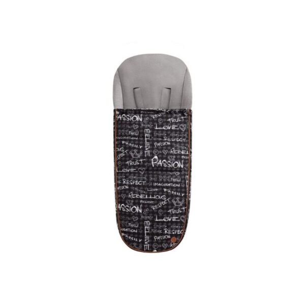 Footmuff stroller & buggy Fashion - Strength Dark grey