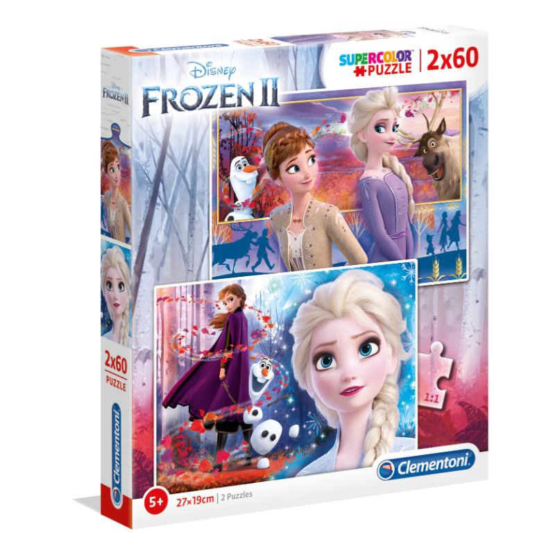 2x60 Puzzle Frozen 2