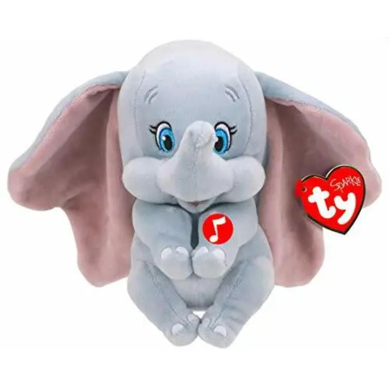 Beanie Babies Disney DUMBO, 42 cm - слонче со звук