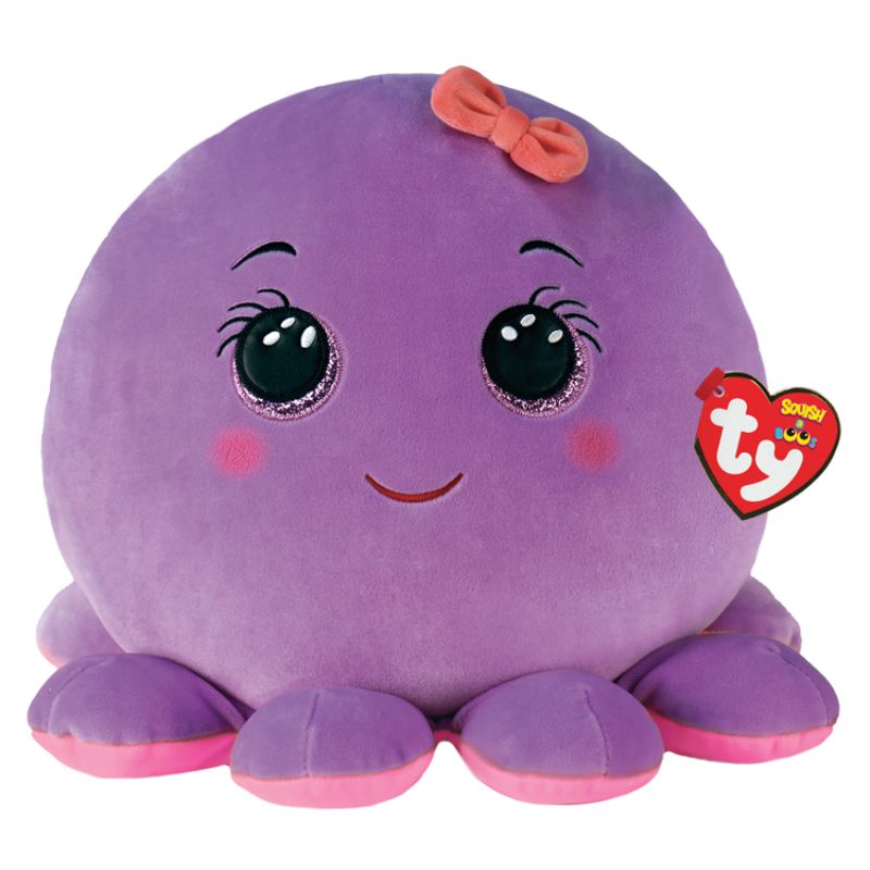 Ty Squish-a-Boos Octavia, 22 cm - purple octopus