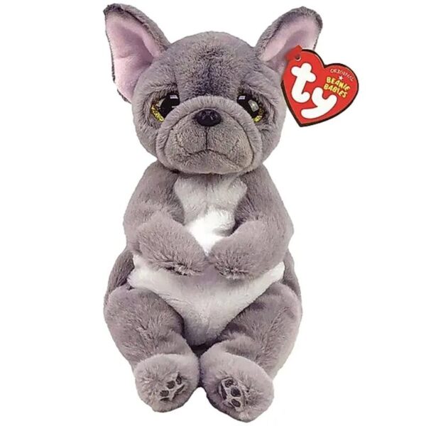 Ty Beanie Bellies WILFRED, 24 cm - gray dog (1)
