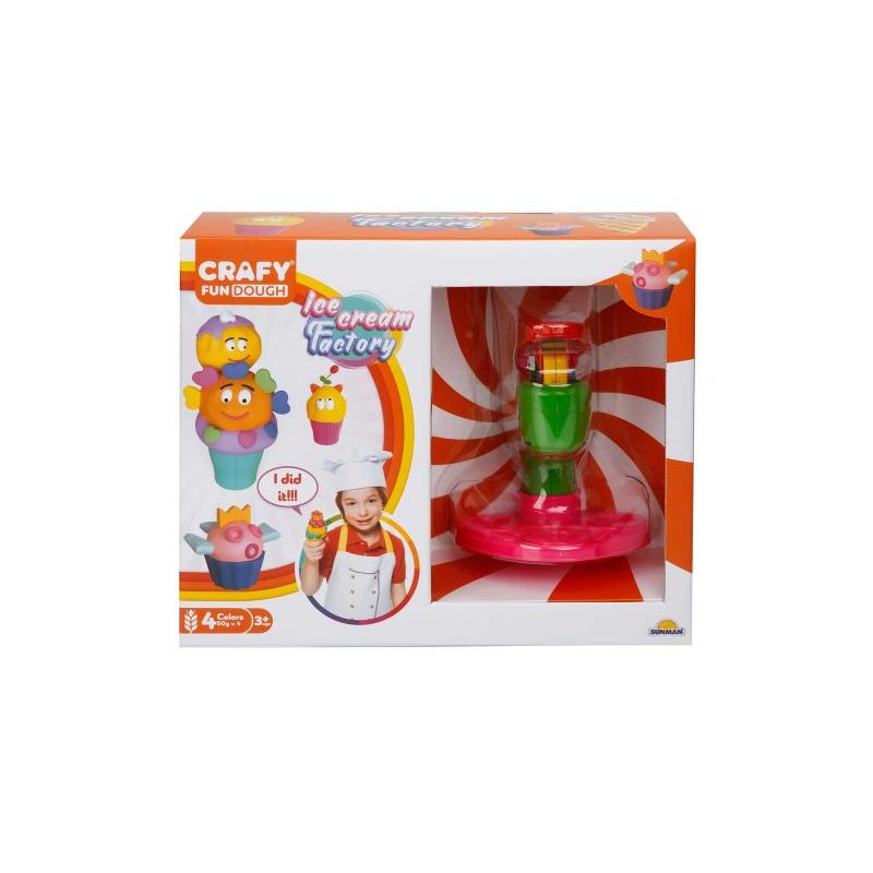 Ice Cream Factory - сет со пластелин 4 бои и калапи