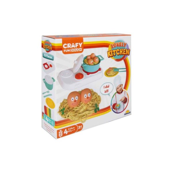 Lovely Kitchen сет со пластелин 4 бои и 6 калапи
