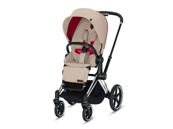 Cybex Epriam Chrome Black + Ferrari Light Silver Grey