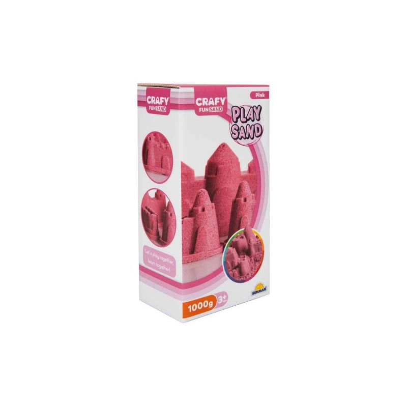 Кинетички песок розова боја 1000 гр.