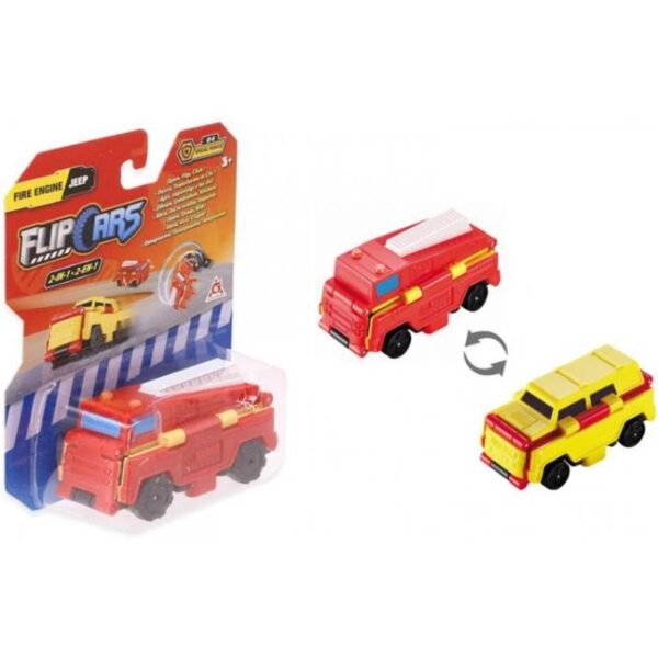 Flip cars 2 во 1 противпожарно возило и џип