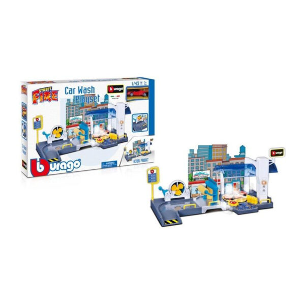 Bburago Street Fire-Car wash play 1:43