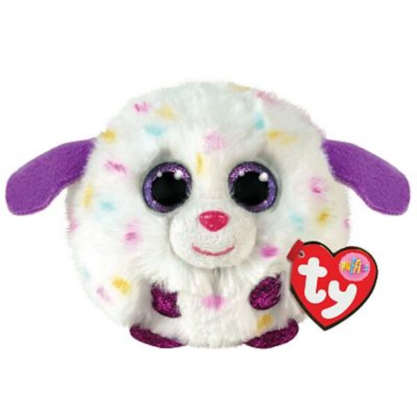 Ty Puffies Munchkin - White Dog