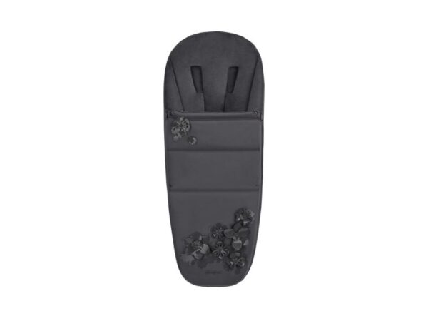 Platinum Footmuff Simply Flowers Grey dark grey