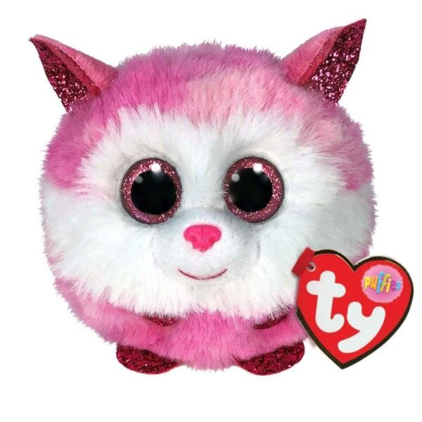 Ty Puffies Princess - Pink Husky