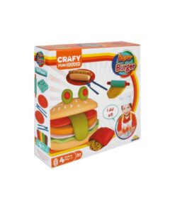Super Burger сет со пластелин 4 бои и калапи