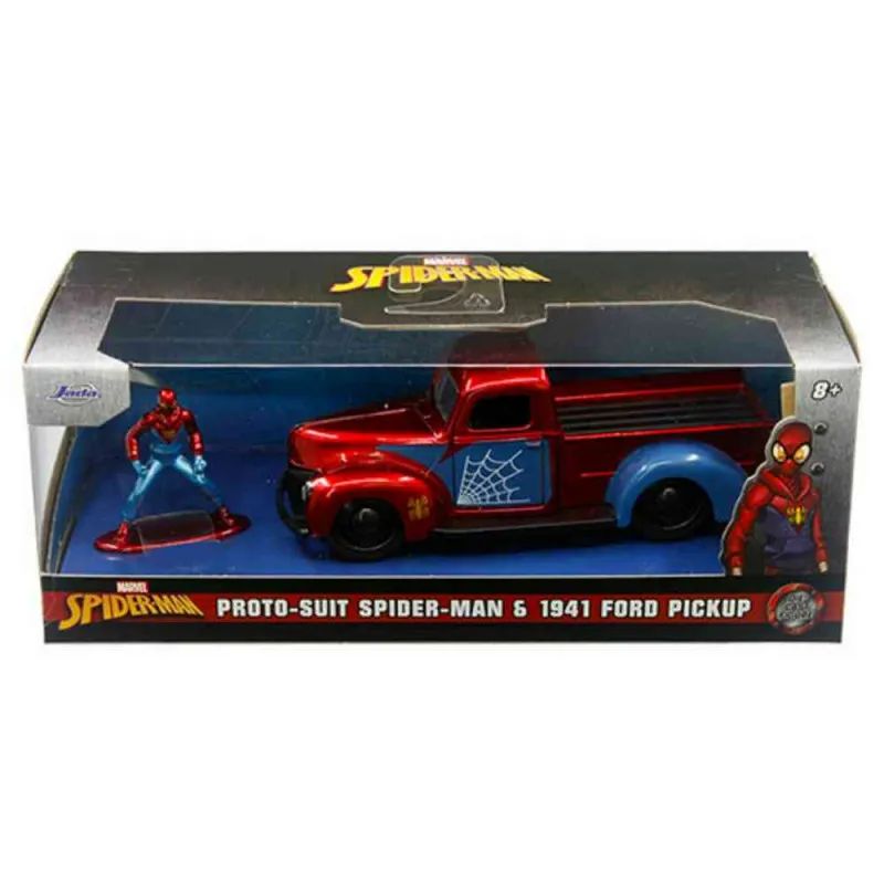 Jada Marvel Spiderman 1941 Ford Pick Up 1:32