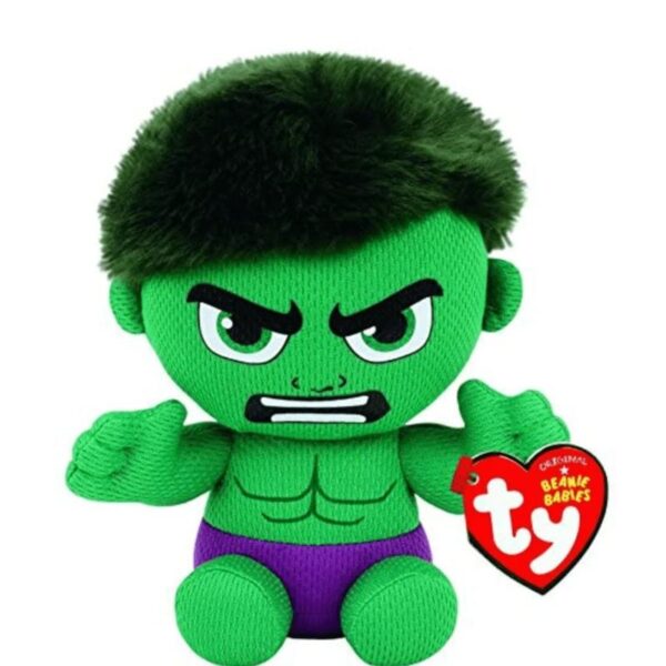 Beanie Babies Marvel HULK, 15 cm (1)