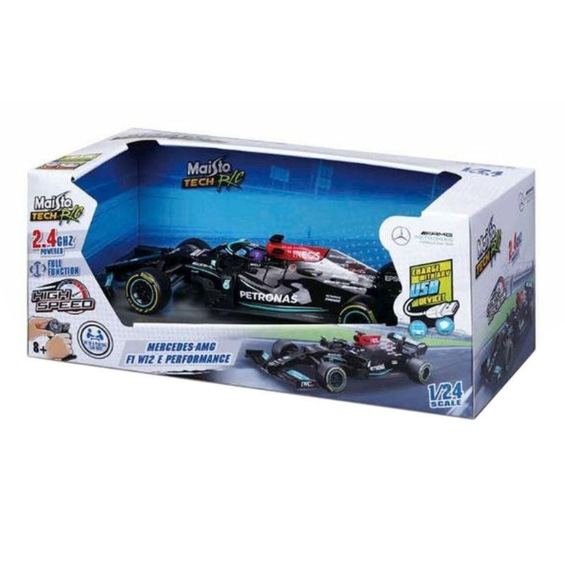 1:24 F1 Mercedes-AMG F1 W12 E Performance (2021) - 2.4 GHz (USB rechargeable)