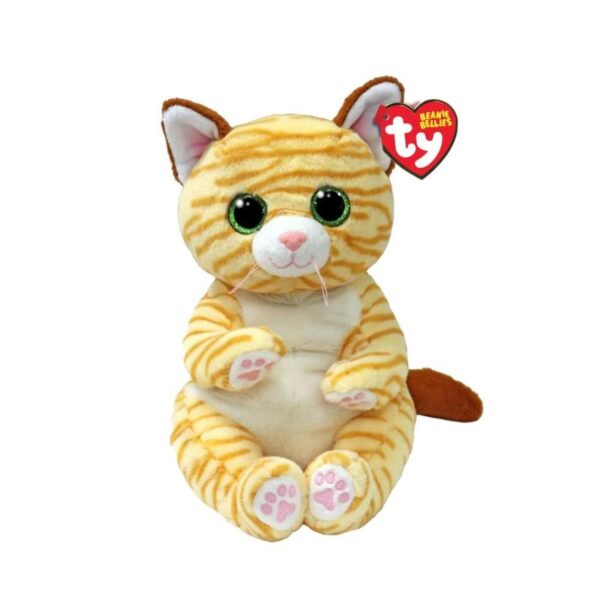 Ty Beanie Bellies MANGO, 24 cm - yellow cat (1)