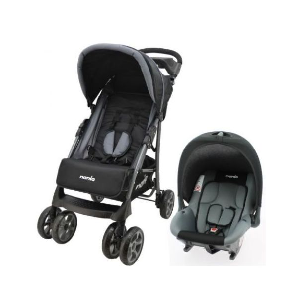 TS Champion + Baby Ride Eco Black Grey