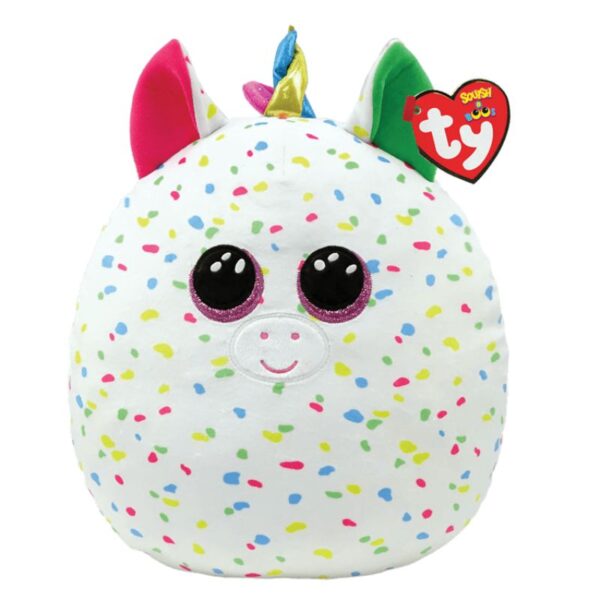 Ty Squish-a-Boos Harmonie, 30 cm - speckled unicorn (1)