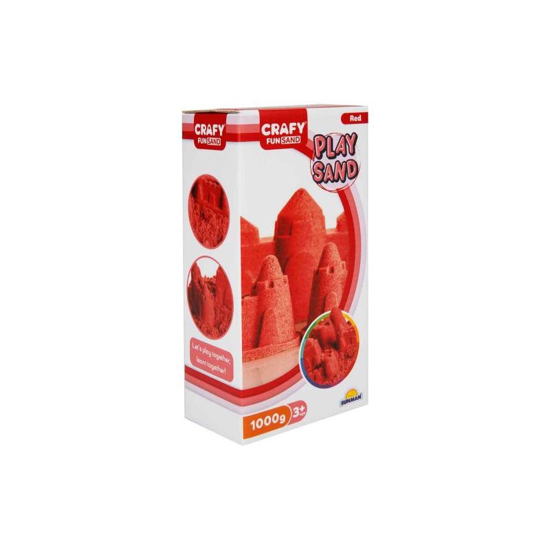 Кинетички песок црвена боја 1000 гр.