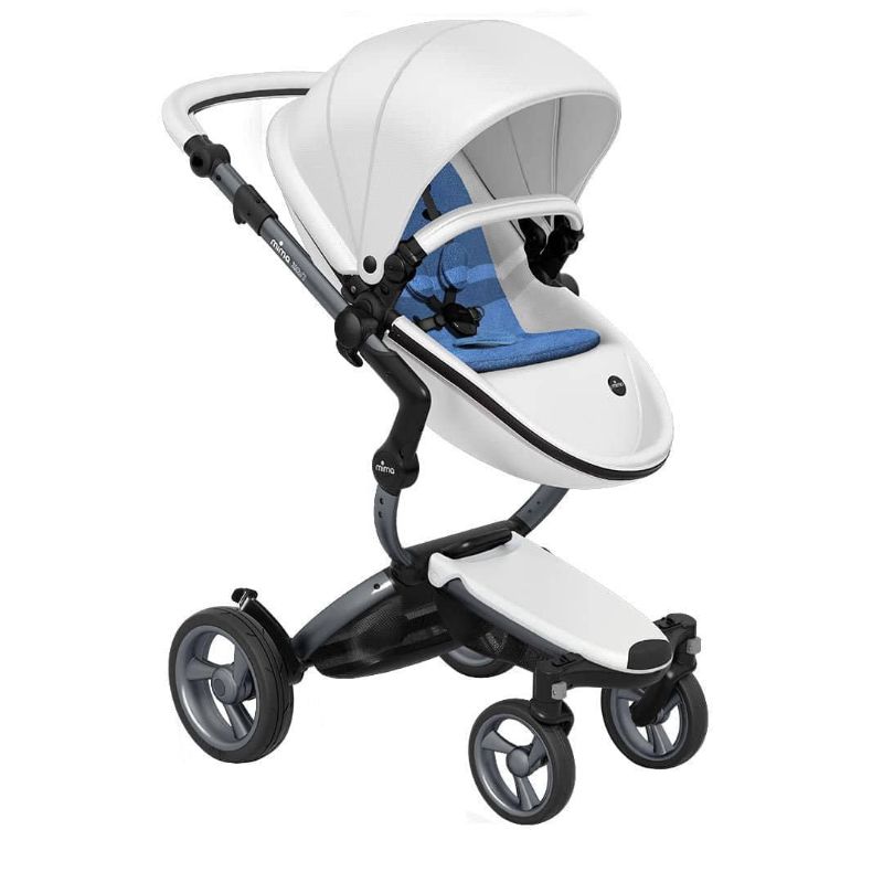 Mima Xari – chassis Graphite Grey, seat box Snow White, starter pack Denim Blue