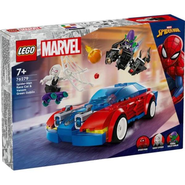 76279 Spider-Man Race Car & Venom Green Goblin