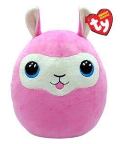 Ty Squishy Beanies LANA, 30 cm - розова лама
