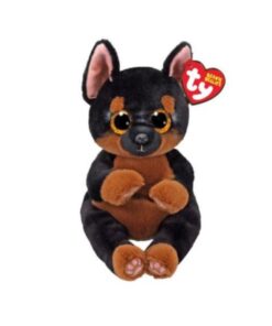 Ty Beanie Bellies FRITZ, 15 cm - black/tan dog (3)