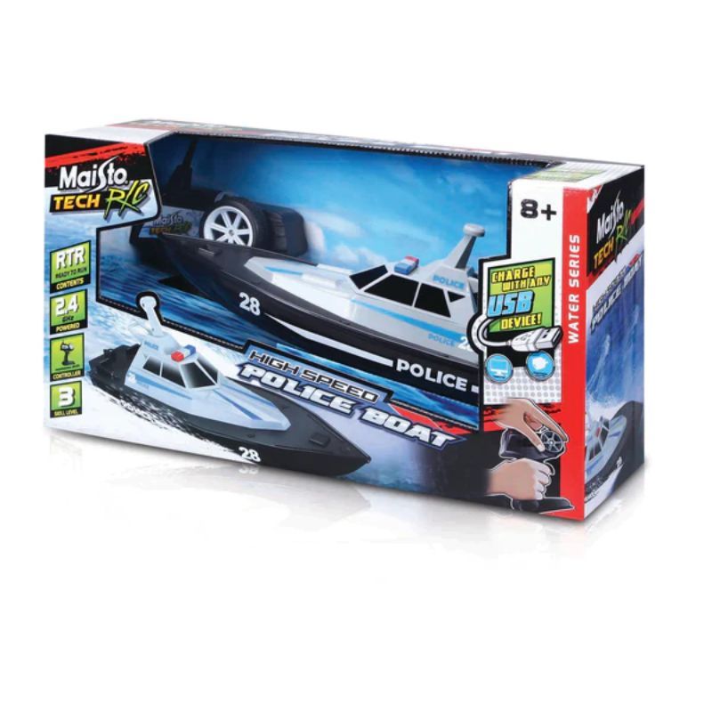 RC Speed Boat - 2.4 GHz (USB rechargeable)