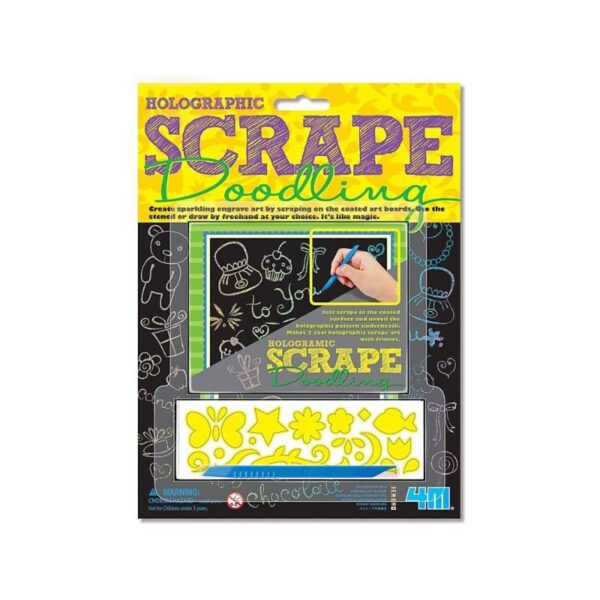 Holographic Scrape Doodling