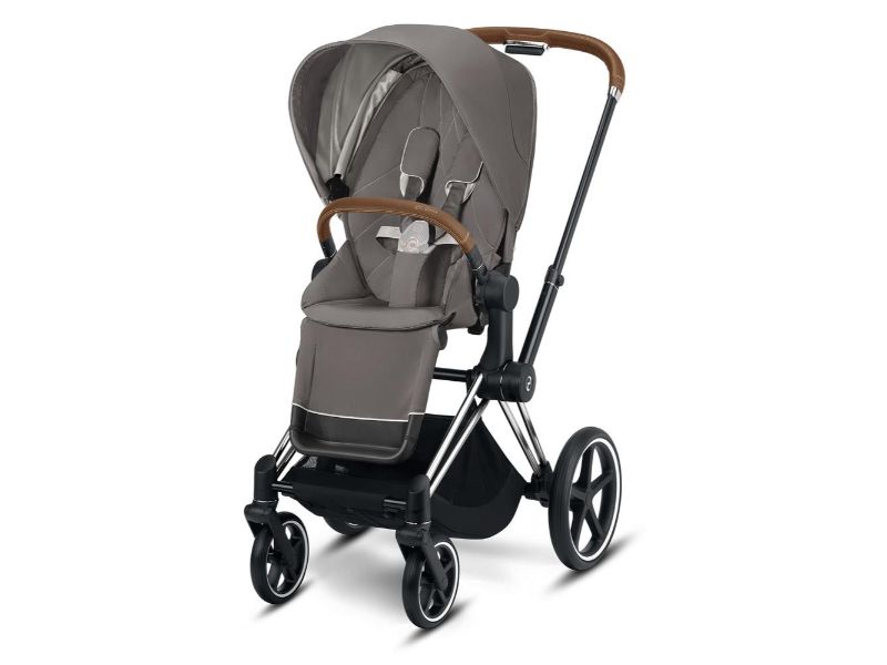 Cybex Epriam Chrome Brown + Lux Seat Soho Grey