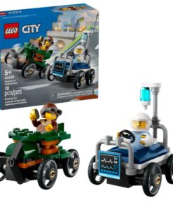 60459 Airplane vs. Hospital Bed Race Car Pack