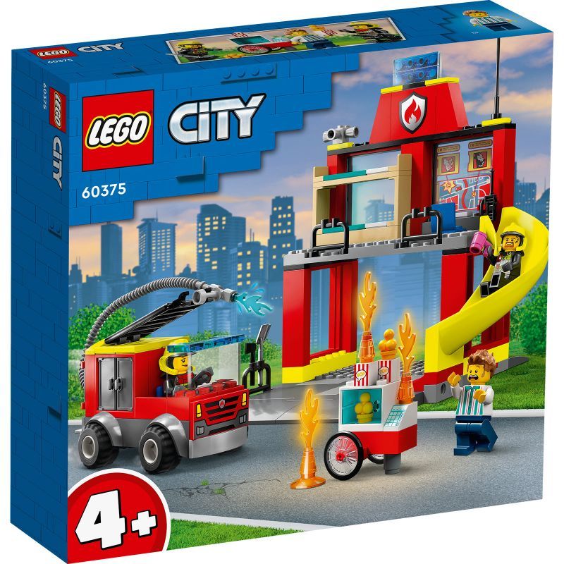 60375 Fire Station and Fire Truck