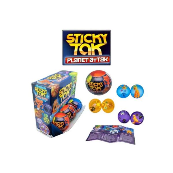 Декси мини изненадување Sticky Tak вонземјани