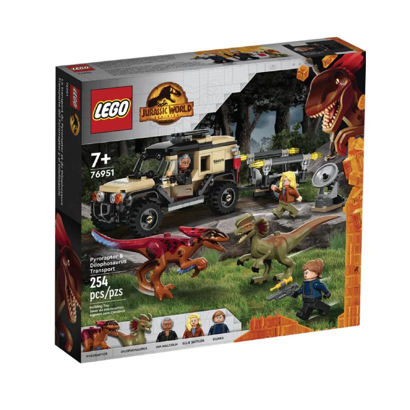 76951 Pyroraptor & Dilophosaurus Transport