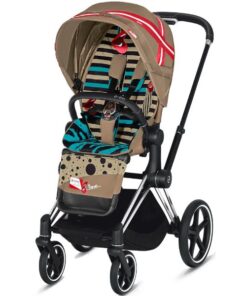 Priam Chrome Black+Lux Seat Karolina Kurkova
