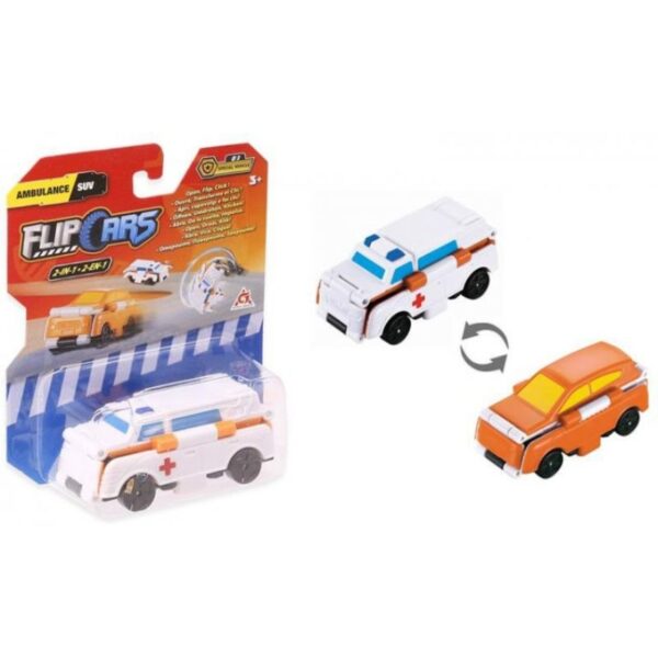 Flip cars 2 во 1 амбуланто возило и џип